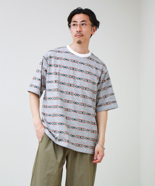 PENDLETON(ペンドルトン)の「【PENDLETON/ペンドルトン】Jacquard Tee(Tシャツ/カットソー・メンズ・ライトブルー/ピンク/オフホワイト・L/M)」の14枚目の写真