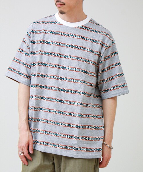PENDLETON(ペンドルトン)の「【PENDLETON/ペンドルトン】Jacquard Tee(Tシャツ/カットソー・メンズ・ライトブルー/ピンク/オフホワイト・L/M)」の13枚目の写真