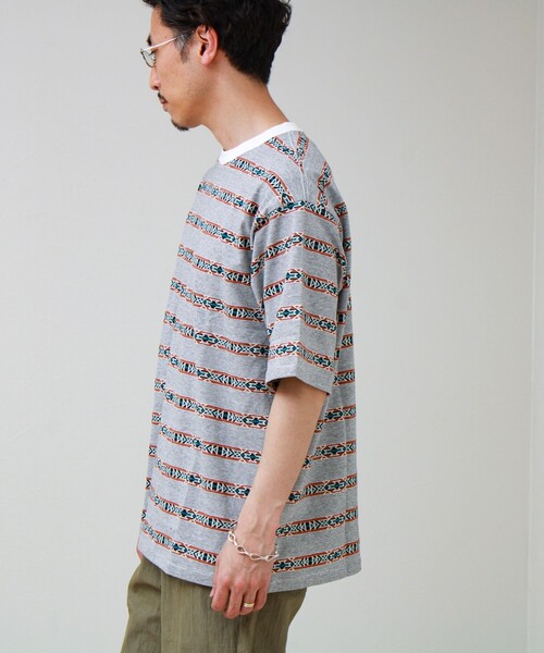 PENDLETON(ペンドルトン)の「【PENDLETON/ペンドルトン】Jacquard Tee(Tシャツ/カットソー・メンズ・ライトブルー/ピンク/オフホワイト・L/M)」の12枚目の写真