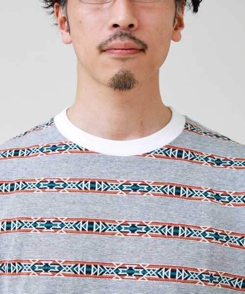 PENDLETON(ペンドルトン)の「【PENDLETON/ペンドルトン】Jacquard Tee(Tシャツ/カットソー・メンズ・ライトブルー/ピンク/オフホワイト・L/M)」の10枚目の写真