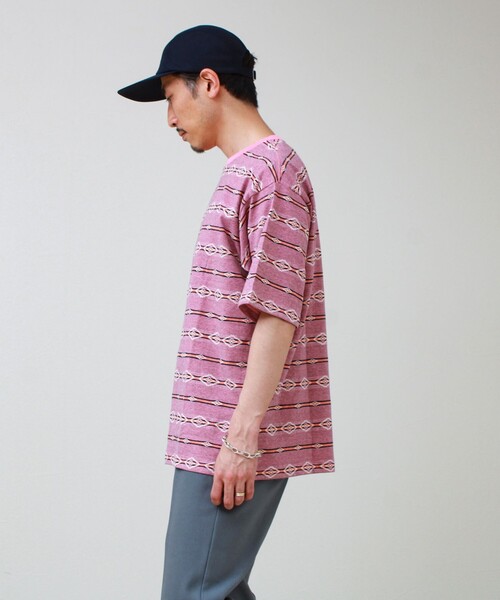 PENDLETON(ペンドルトン)の「【PENDLETON/ペンドルトン】Jacquard Tee(Tシャツ/カットソー・メンズ・ライトブルー/ピンク/オフホワイト・L/M)」の7枚目の写真