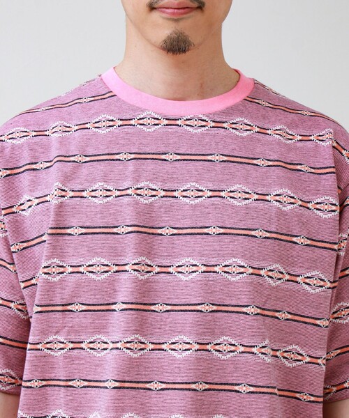 PENDLETON(ペンドルトン)の「【PENDLETON/ペンドルトン】Jacquard Tee(Tシャツ/カットソー・メンズ・ライトブルー/ピンク/オフホワイト・L/M)」の4枚目の写真