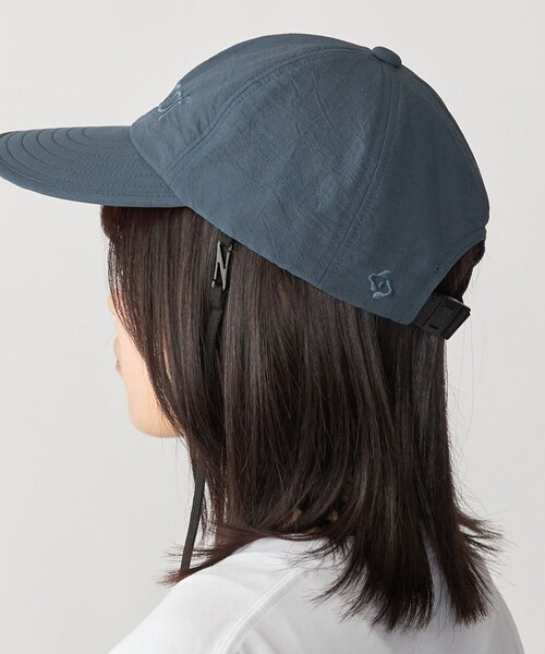 MARMOT(マーモット)の「【City Ambient Products別注】Marmot:〈撥水〉DotAir(R) LONG BILL CAP(キャップ・メンズ・ネイビー/ブラック・ONE SIZE)」の6枚目の写真