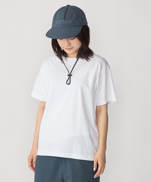MARMOT(マーモット)の「【City Ambient Products別注】Marmot:〈撥水〉DotAir(R) LONG BILL CAP(キャップ・メンズ・ネイビー/ブラック・ONE SIZE)」の7枚目の写真