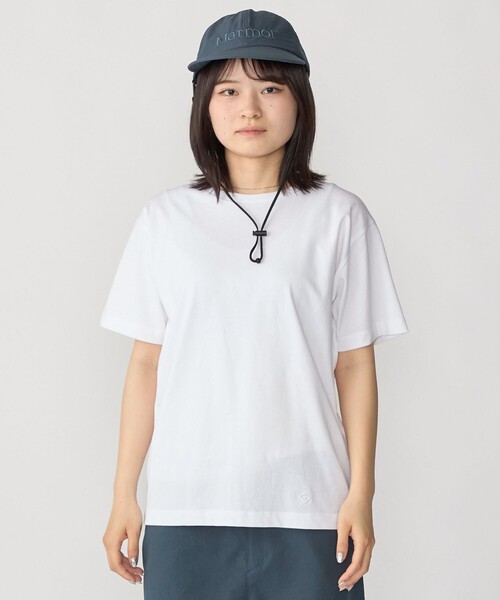 MARMOT(マーモット)の「【City Ambient Products別注】Marmot:〈撥水〉DotAir(R) LONG BILL CAP(キャップ・メンズ・ネイビー/ブラック・ONE SIZE)」の8枚目の写真