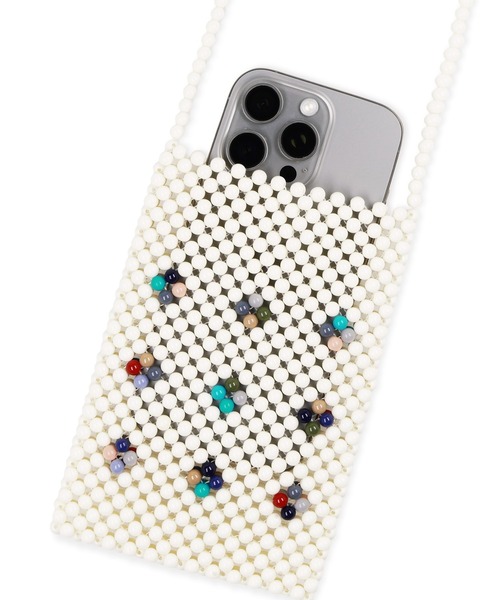 SUNLOVE（サンラブ）の「Beads Mini Bag（ショルダーバッグ・レディース・ブラック/アイボリー・FREE）」の7枚目の写真