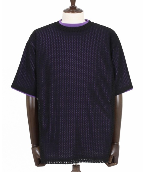 CAMBIO(カンビオ)の「mt10483- Russell Layered Short Sleeve Cut sew レイヤードTシャツ(S66626cmb)(Tシャツ/カットソー・メンズ・オリーブ/ブラック/ベージュ/ブラウン・L/M/S)」の6枚目の写真