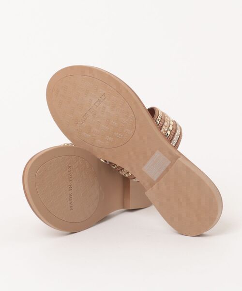 ITALIAN SHOEMAKERS（イタリアンシューメーカー）の「【ITALIAN SHOEMAKERS】マルチアクセントトングサンダル(962331)（サンダル・レディース・ネイビー/アイボリー/ブラウン・35/37/36/38）」の4枚目の写真