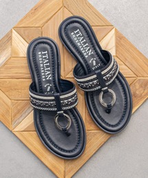 【ITALIAN SHOEMAKERS】マルチアクセントトングサンダル(962331)