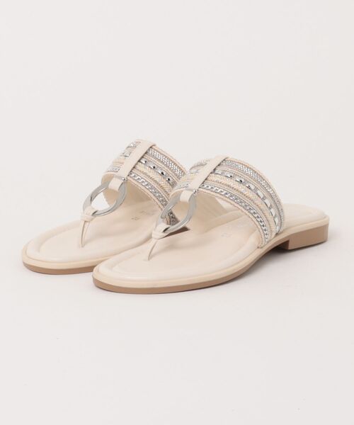 ITALIAN SHOEMAKERS（イタリアンシューメーカー）の「【ITALIAN SHOEMAKERS】マルチアクセントトングサンダル(962331)（サンダル・レディース・ネイビー/アイボリー/ブラウン・35/37/36/38）」の10枚目の写真