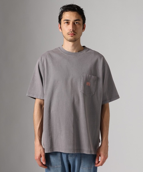 BAYFLOW(ベイフロー)の「SNOWワンポイントTシャツ(Tシャツ/カットソー・メンズ・セージグリーン/オフホワイト/グレー/ピンク・MEDIUM/LARGE)」の18枚目の写真