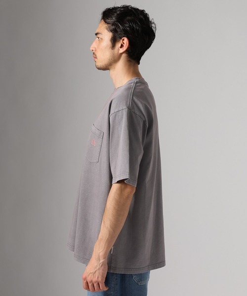 BAYFLOW(ベイフロー)の「SNOWワンポイントTシャツ(Tシャツ/カットソー・メンズ・セージグリーン/オフホワイト/グレー/ピンク・MEDIUM/LARGE)」の19枚目の写真