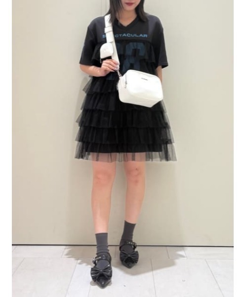SAMANTHAVEGA(サマンサベガ)の「トラベルショルダーバック(ショルダーバッグ・レディース・ブラック/ベビーピンク/シルバー/ホワイト・FREE)」の6枚目の写真
