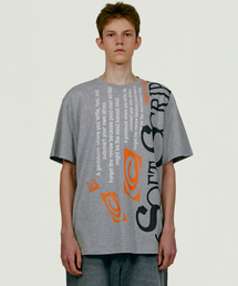 Softscript Tee Melange Gray