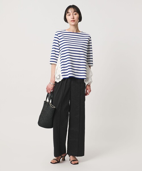 UNITED ARROWS(ユナイテッドアローズ)の「シアー レイヤード パンツ(その他パンツ・レディース・ホワイト/ブラック・36/38)」の18枚目の写真