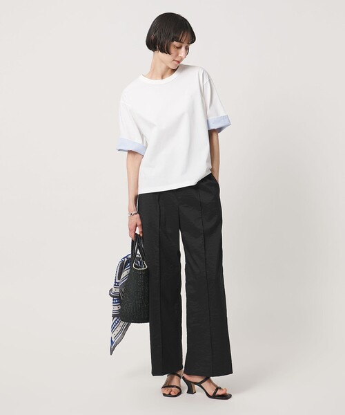 UNITED ARROWS(ユナイテッドアローズ)の「シアー レイヤード パンツ(その他パンツ・レディース・ホワイト/ブラック・36/38)」の20枚目の写真