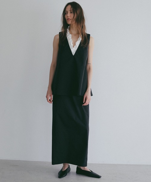 セール】V NECK TOPS SET UP（ワンピース）｜MANOF（マノフ）の