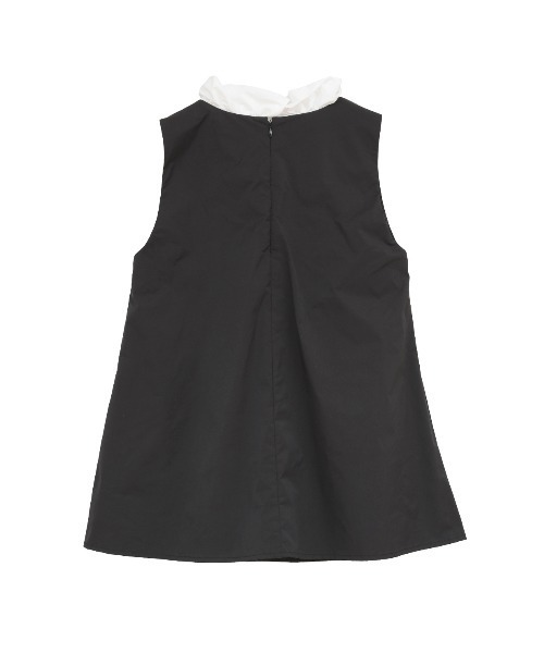 MANOF(マノフ)の「V NECK TOPS SET UP(ワンピース・レディース・ブラック/アイボリー・S/M)」の3枚目の写真