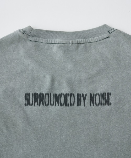 ADAM PATEK(アダムパテック)の「ADAMPATEK/noise aging T/プリントエイジング加工Tシャツ(AP2614024)(Tシャツ/カットソー・レディース・ホワイト/グリーン/ピンク/ブラック・2/1)」の9枚目の写真