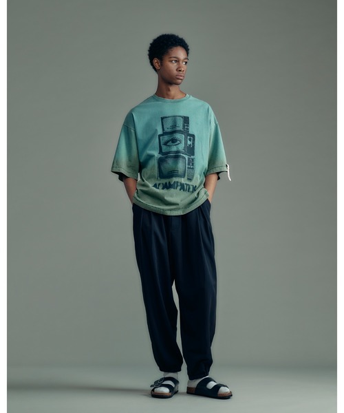 ADAM PATEK(アダムパテック)の「ADAMPATEK/noise aging T/プリントエイジング加工Tシャツ(AP2614024)(Tシャツ/カットソー・レディース・ホワイト/グリーン/ピンク/ブラック・2/1)」の17枚目の写真