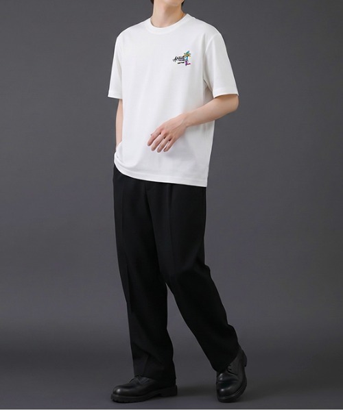 revertical（リバーティカル）の「グラフィックバックプリントTシャツ／ダックイラスト 半袖ルーズT（Tシャツ/カットソー・メンズ・ホワイト/チャコール/ブラック・LARGE/MEDIUM）」の22枚目の写真