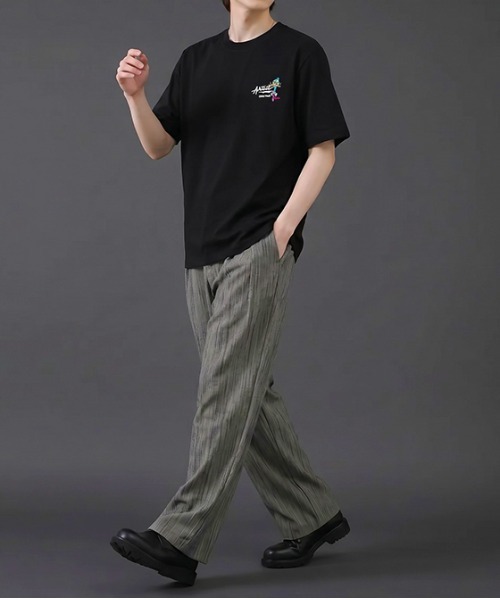 revertical（リバーティカル）の「グラフィックバックプリントTシャツ／ダックイラスト 半袖ルーズT（Tシャツ/カットソー・メンズ・ホワイト/チャコール/ブラック・LARGE/MEDIUM）」の17枚目の写真