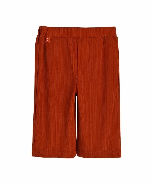 moimoln(モイモルン)の「トゥーユークーリング8分丈ワイドパンツ(その他パンツ・キッズ・キャメル/ネイビー/マスタード/エメラルド・130cm/120cm/110cm/100cm/90cm)」の4枚目の写真