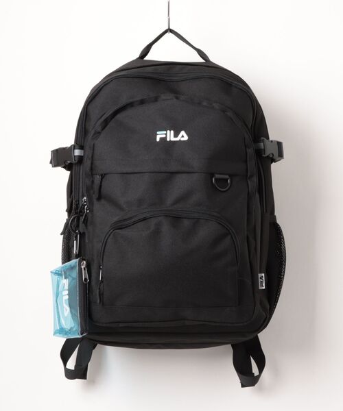 FILA（フィラ）の「【FILA/フィラ】【大容量29L A4サイズ対応】クリアポーチ付きバックパック 通勤・通学 PCポケット 部活 韓国ファッション ストリート（バックパック/リュック・メンズ・ブラック/パープル/サックスブルー・FREE）」の20枚目の写真