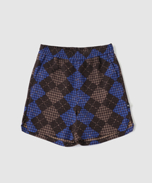 YUKI HASHIMOTO / ユウキハシモト ARGYLE PRINTED SWIM SHORT