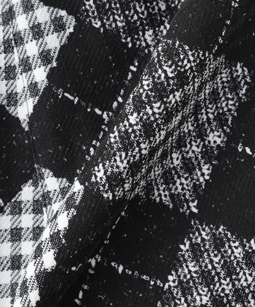 YUKI HASHIMOTO（ユウキハシモト）の「YUKI HASHIMOTO / ユウキハシモト ARGYLE PRINTED SWIM SHORT（その他パンツ・メンズ・ブラウン/ブラック・48/46）」の5枚目の写真