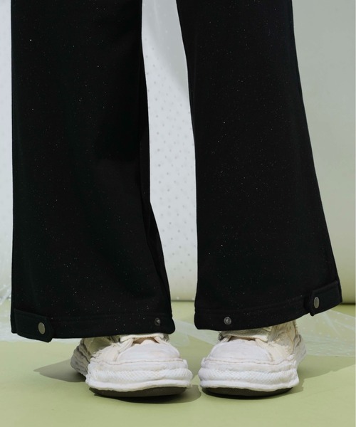 sedacle girl(セダクルガール)の「グリッタータブスウェットパンツ(スウェットパンツ・レディース・チャコールグレー/ブラック/ライトブルー・SMALL/MEDIUM)」の9枚目の写真