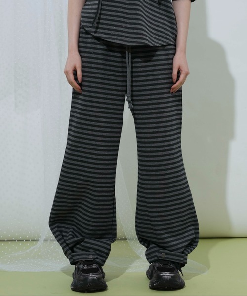 sedacle girl(セダクルガール)の「グリッタータブスウェットパンツ(スウェットパンツ・レディース・チャコールグレー/ブラック/ライトブルー・SMALL/MEDIUM)」の15枚目の写真