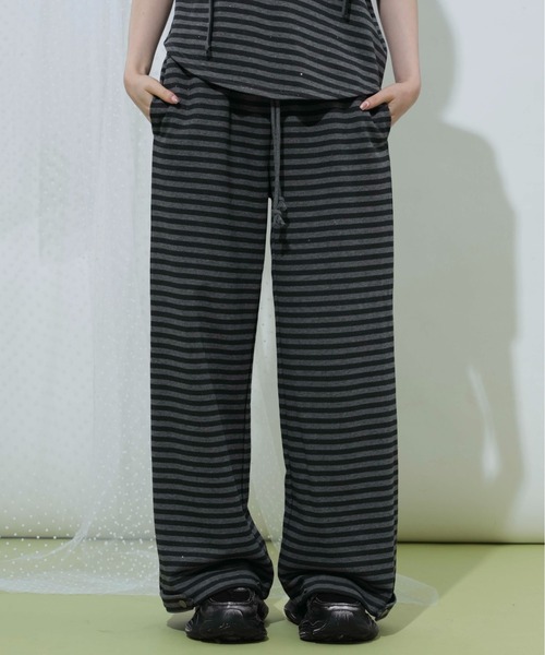 sedacle girl(セダクルガール)の「グリッタータブスウェットパンツ(スウェットパンツ・レディース・チャコールグレー/ブラック/ライトブルー・SMALL/MEDIUM)」の16枚目の写真