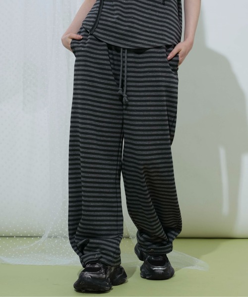 sedacle girl(セダクルガール)の「グリッタータブスウェットパンツ(スウェットパンツ・レディース・チャコールグレー/ブラック/ライトブルー・SMALL/MEDIUM)」の18枚目の写真