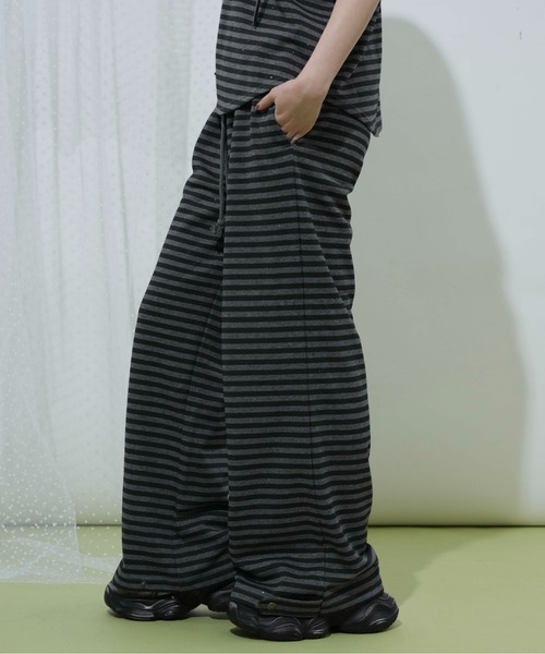 sedacle girl(セダクルガール)の「グリッタータブスウェットパンツ(スウェットパンツ・レディース・チャコールグレー/ブラック/ライトブルー・SMALL/MEDIUM)」の17枚目の写真