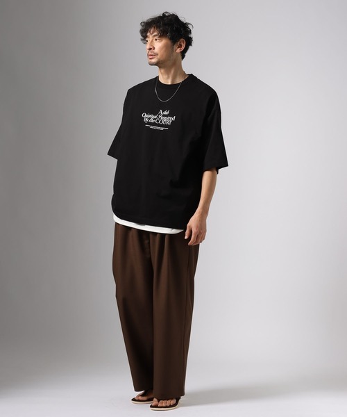 BAYFLOW(ベイフロー)の「【接触冷感】アソートプリントTシャツ(Tシャツ/カットソー・メンズ・ブルー/オフホワイト/ブラック・LARGE/MEDIUM)」の14枚目の写真