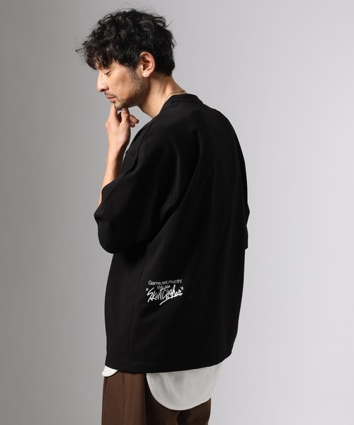 BAYFLOW(ベイフロー)の「【接触冷感】アソートプリントTシャツ(Tシャツ/カットソー・メンズ・ブルー/オフホワイト/ブラック・LARGE/MEDIUM)」の16枚目の写真