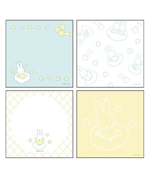 Miffy（ ミッフィー）の「ミッフィー メモパッド・スクエア（star） GF（手帳/メモ帳・レディース・マルチ・FREE）」の2枚目の写真