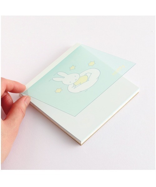 Miffy（ ミッフィー）の「ミッフィー メモパッド・スクエア（star） GF（手帳/メモ帳・レディース・マルチ・FREE）」の3枚目の写真