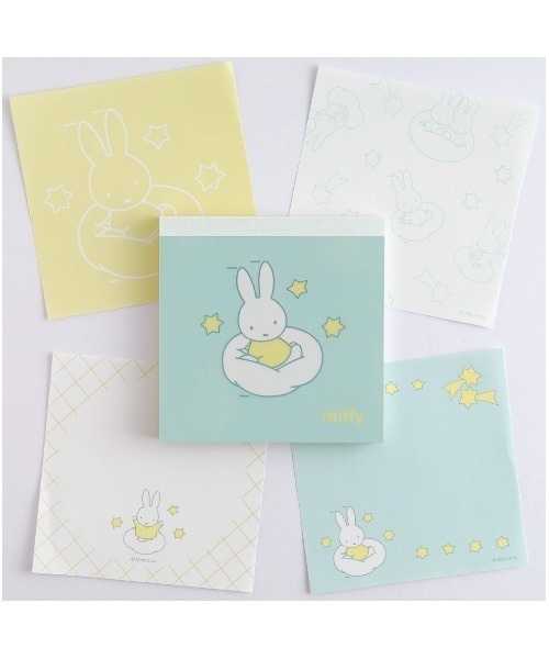 Miffy（ ミッフィー）の「ミッフィー メモパッド・スクエア（star） GF（手帳/メモ帳・レディース・マルチ・FREE）」の5枚目の写真