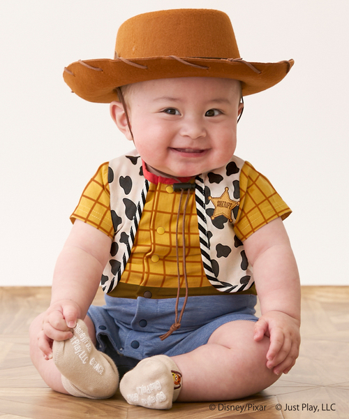 petit main(プティマイン)の「【Disney/Pixar】TOY STORY/なりきるカバーオール(ロンパース・キッズ・イエロー/ライトグリーン/ライトピンク・70cm/80cm)」の2枚目の写真