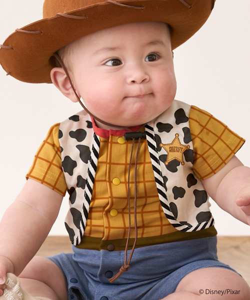 petit main(プティマイン)の「【Disney/Pixar】TOY STORY/なりきるカバーオール(ロンパース・キッズ・イエロー/ライトグリーン/ライトピンク・70cm/80cm)」の5枚目の写真