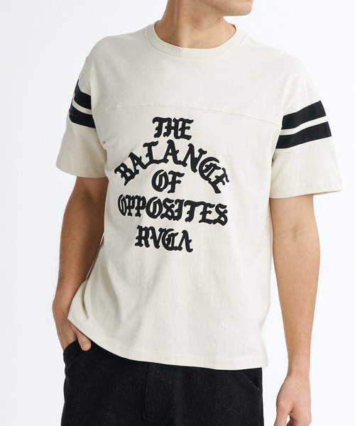 RVCA（ルーカ）の「RVCA メンズ BALANCE GAME ST Tシャツ 【2026年夏モデル】（Tシャツ/カットソー・メンズ・ブラック/ネイビー/オフホワイト・X-LARGE/SMALL/MEDIUM/LARGE）」の2枚目の写真