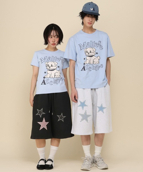 WaiKei（ワイケイ）の「【UNISEX】Wai Kei×ALAND／Aロゴスターバミューダショートパンツ（その他パンツ・レディース・ブラック/ライトグレー・LARGE/MEDIUM）」の3枚目の写真