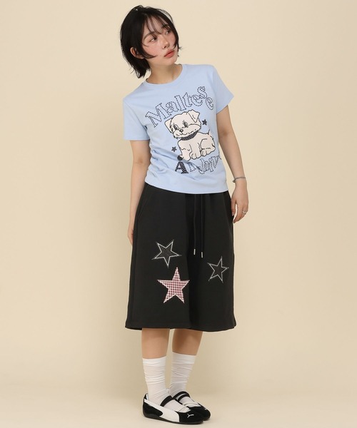 WaiKei（ワイケイ）の「【UNISEX】Wai Kei×ALAND／Aロゴスターバミューダショートパンツ（その他パンツ・レディース・ブラック/ライトグレー・LARGE/MEDIUM）」の6枚目の写真