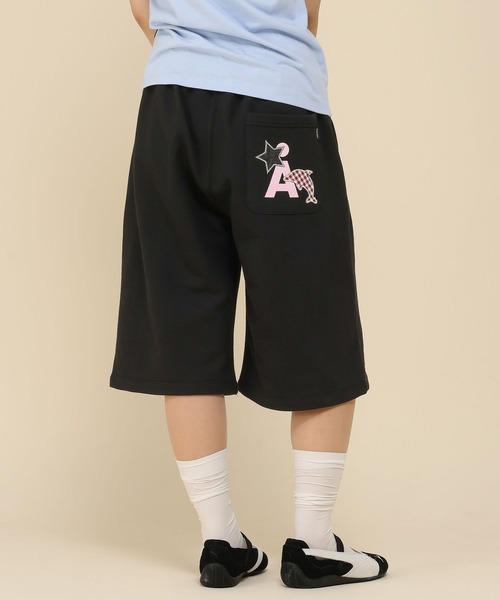 WaiKei（ワイケイ）の「【UNISEX】Wai Kei×ALAND／Aロゴスターバミューダショートパンツ（その他パンツ・レディース・ブラック/ライトグレー・LARGE/MEDIUM）」の9枚目の写真
