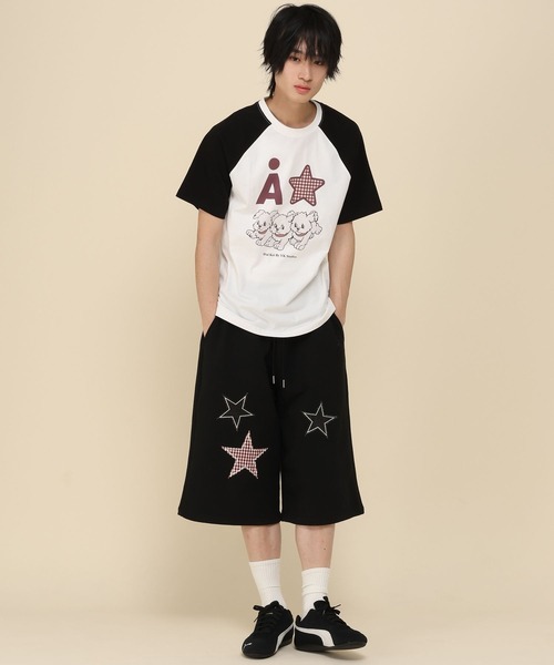 WaiKei（ワイケイ）の「【UNISEX】Wai Kei×ALAND／Aロゴスターバミューダショートパンツ（その他パンツ・レディース・ブラック/ライトグレー・LARGE/MEDIUM）」の10枚目の写真