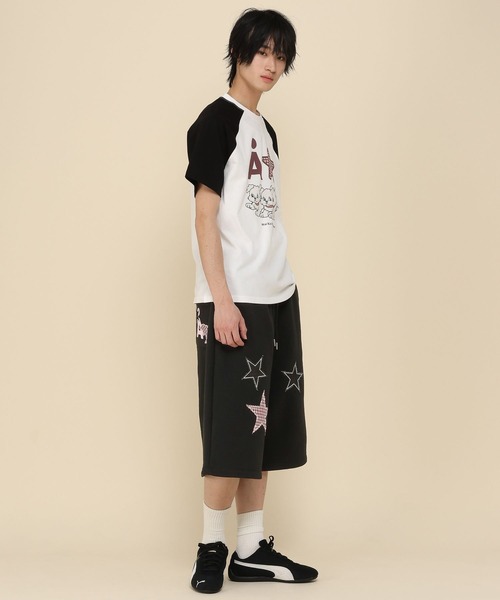 WaiKei（ワイケイ）の「【UNISEX】Wai Kei×ALAND／Aロゴスターバミューダショートパンツ（その他パンツ・レディース・ブラック/ライトグレー・LARGE/MEDIUM）」の11枚目の写真