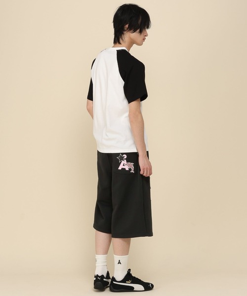 WaiKei（ワイケイ）の「【UNISEX】Wai Kei×ALAND／Aロゴスターバミューダショートパンツ（その他パンツ・レディース・ブラック/ライトグレー・LARGE/MEDIUM）」の12枚目の写真