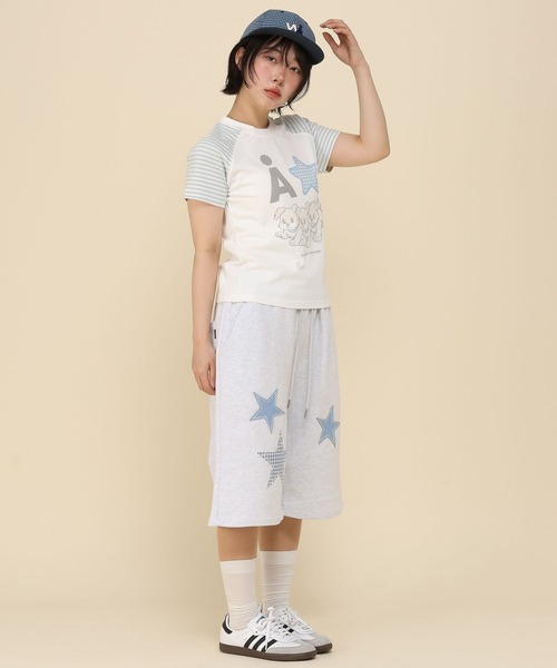 WaiKei（ワイケイ）の「【UNISEX】Wai Kei×ALAND／Aロゴスターバミューダショートパンツ（その他パンツ・レディース・ブラック/ライトグレー・LARGE/MEDIUM）」の16枚目の写真